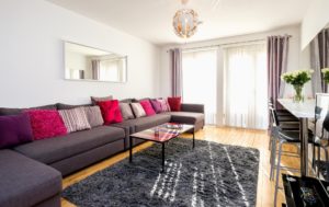 Spacious Lounge with Large Sofa